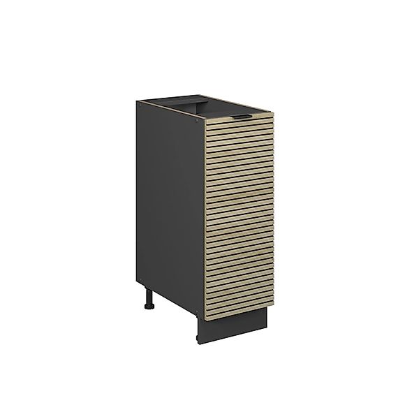 Vicco Apothekerschrank Fame-Line Eiche Paneel 30 cm ohne Arbeitsplatte günstig online kaufen