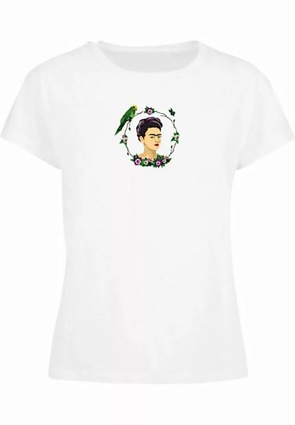Merchcode T-Shirt Merchcode Damen Ladies Frida Kahlo - Botanic frame Box Te günstig online kaufen