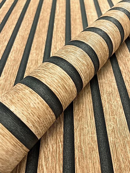 Newroom Vliestapete, Beige Tapete Skandinavisch Paneele günstig online kaufen