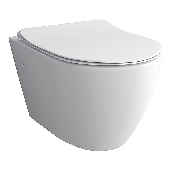 Alpenberger Tiefspül-WC - Wand WC Spülrandlos günstig online kaufen