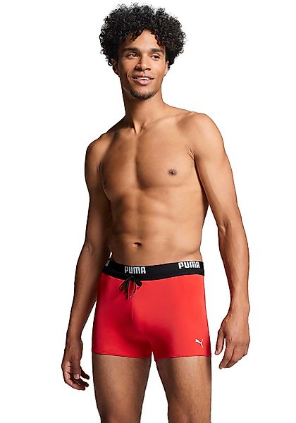 PUMA Badehose "PUMA SWIM MEN LOGO TRUNKS", elastischer Logobund mit integri günstig online kaufen