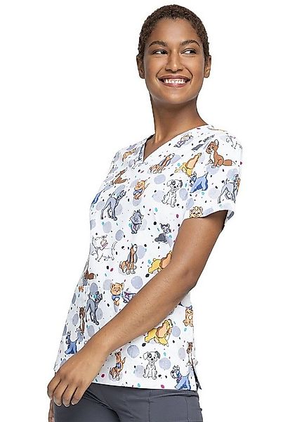 Cherokee Funktionsbluse Bunt bedruckter Damen Kasack "Cats and Dogs" Disney günstig online kaufen