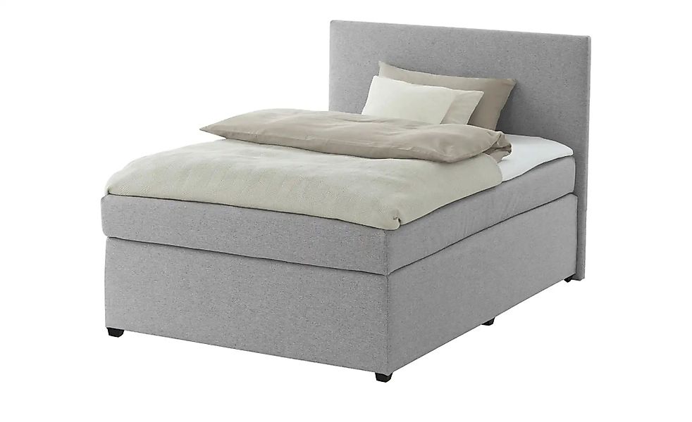 Boxspringbett mit Matratze und Topper  H3 Duke ¦ grau ¦ Maße (cm): B: 97 H: günstig online kaufen