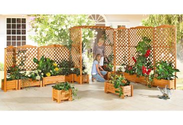 Promadino Pflanzkasten Romantica aus Kiefernholz (LxBxH) 78 cm x 38 cm x 34 günstig online kaufen