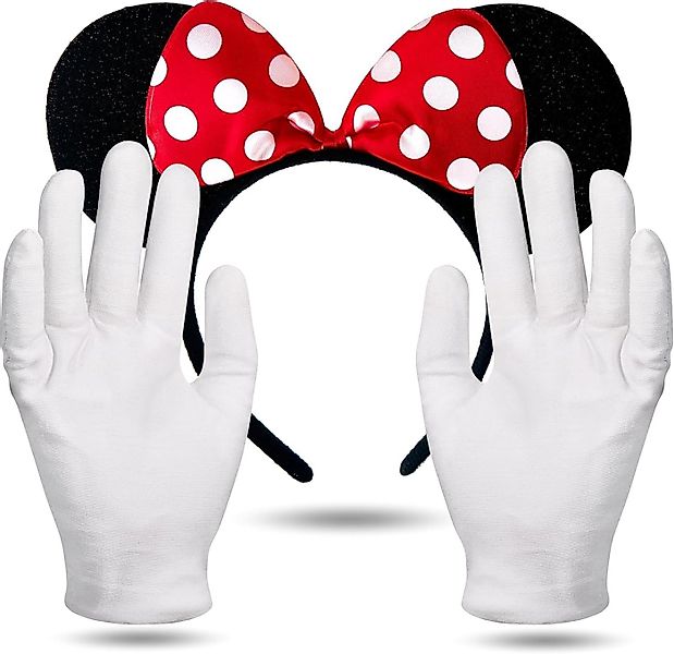 FASCHINFEVER Kostüm Minnie Maus Kostüm Set mit Ohren und Handschuhen – Fasc günstig online kaufen