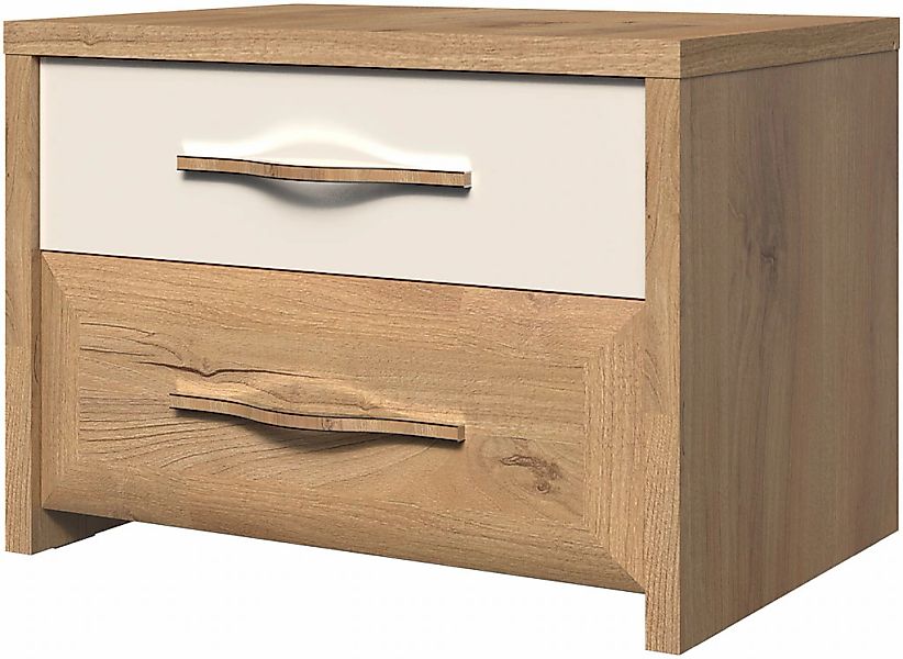 OTTO home Nachtkommode "Gala, beige hochglänzend UV lackiert und melaminbes günstig online kaufen