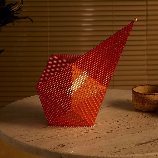 Gubi Akku-Tischleuchte Bagdad, orange, Höhe 36 cm, Metall günstig online kaufen