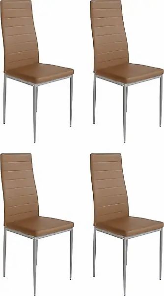 Home affaire Esszimmerstuhl »Pluto«, (Set), 4 St., Kunstleder, Bezug in Kun günstig online kaufen