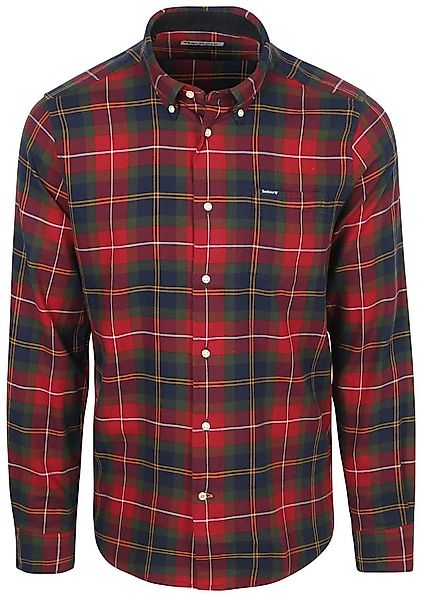 Barbour Fortrose Hemd Tartan Rot - Größe XL günstig online kaufen