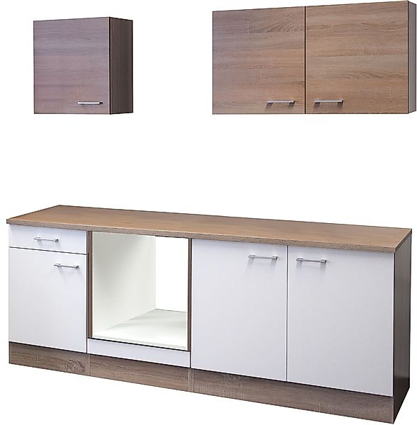Flex-Well Küchenzeile, (L-210-1606-000-SAMOA), Gesamtbreite 210 cm günstig online kaufen
