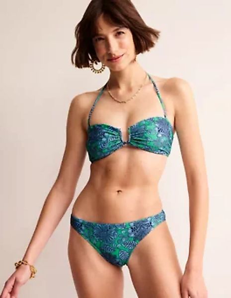 Klassische Bikinihose Damen Boden, Ming Grün, Gardenia Swirl günstig online kaufen