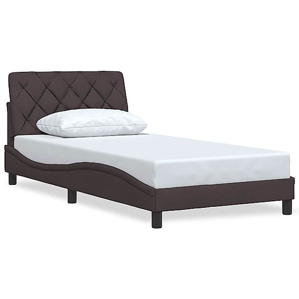 vidaXL Bett Bettgestell ohne Matratze Dunkelbraun günstig online kaufen