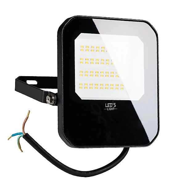 LED's,ight LED Wandstrahler 30W 4200lm 4000K IP65 IK07 Schwarz günstig online kaufen