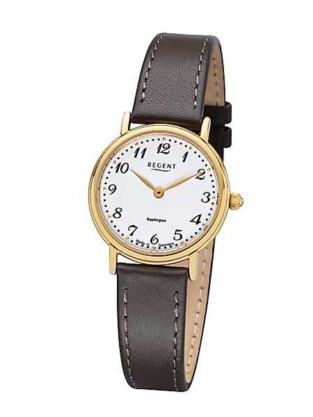 Regent Armbanduhr klassisch goldfarben GM-1603 Damenuhr günstig online kaufen