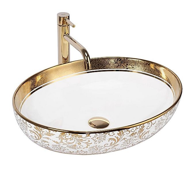 GTM Design Aufsatzwaschbecken MARGOT Glanz Modern Waschbeckenm günstig online kaufen