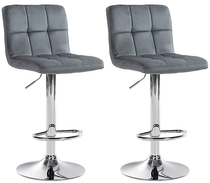 CLP Barhocker Peru Samt (2er Set, günstig online kaufen