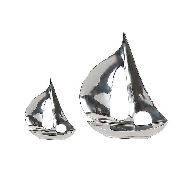 GILDE Skulptur Alu Skulptur "Boot" poliert, günstig online kaufen