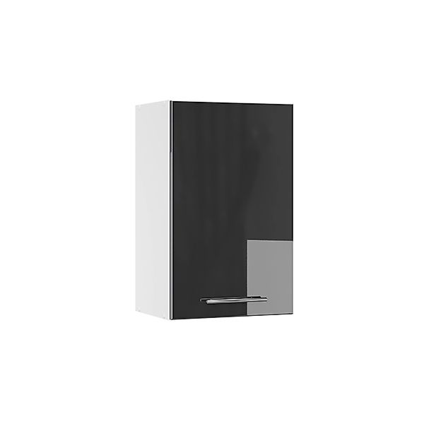 Vicco Badschrank Fame-Line Anthrazit Hochglanz/Weiß 45 x 72 cm günstig online kaufen