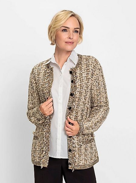 Witt Strickjacke Strickjacke Langarm Struktur günstig online kaufen