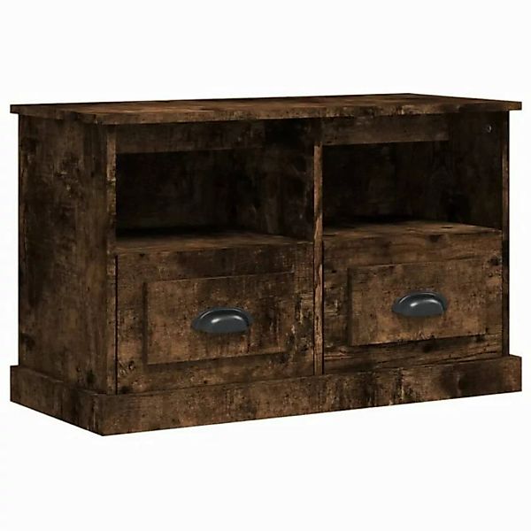 furnicato TV-Schrank Räuchereiche 80x35x50 cm Holzwerkstoff (1-St) günstig online kaufen