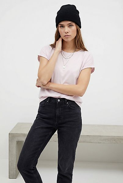 Vila Rundhalsshirt "VIDREAMERS NEW PURE T-SHIRT/SU-NOOS" Baumwollmischung, günstig online kaufen