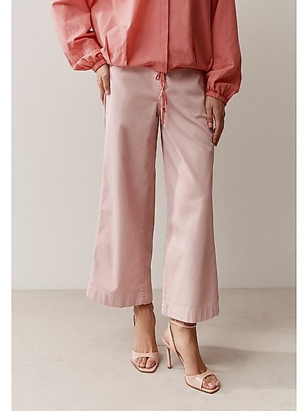 MORE&MORE Stoffhose verkürzte, weite Baumwoll-Stretch-Hose günstig online kaufen