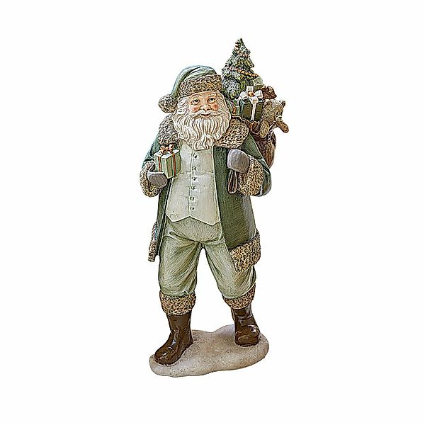 Mirabeau Weihnachtsfigur Deko-Weihnachtsmann Douilly grün (kein günstig online kaufen