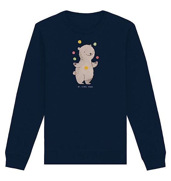 Mr. & Mrs. Panda Longpullover Bär Jonglieren Größe M - French Navy - Gesche günstig online kaufen