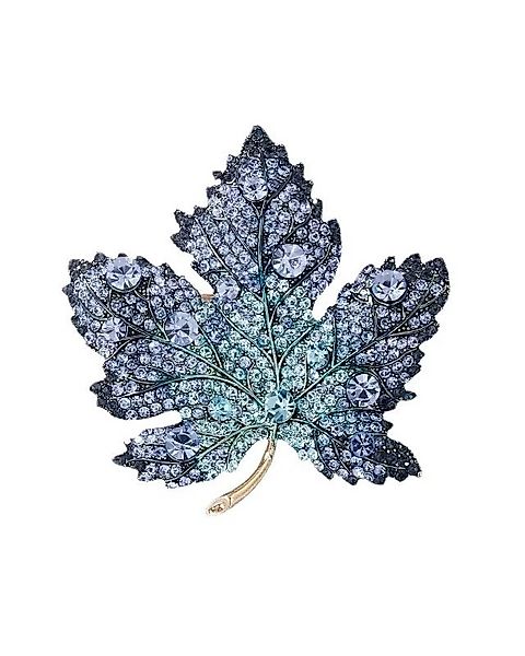 MayTree Brosche "Ahornblatt", blau (Stück, 1-tlg), günstig online kaufen