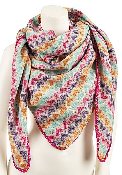 Cassandra Accessoires Dreieckstuch "Herz an Herz", kuschelweich, mit toller günstig online kaufen