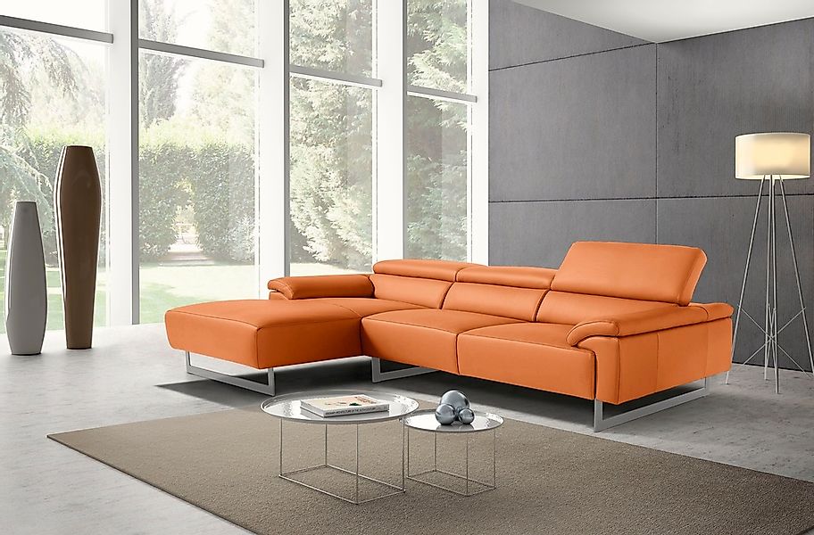 Egoitaliano Ecksofa "Malika, edel und bequem, Designsofa mit hochwertigen B günstig online kaufen