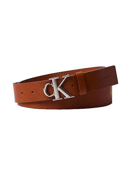 Calvin Klein Ledergürtel "CK BUCKLE SMOOTH 35MM" Größenverstellbar mit Meta günstig online kaufen