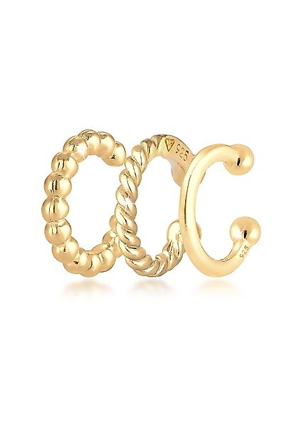 Elli Single-Ohrhaken Ohrklemme Ear Cuff 3er günstig online kaufen
