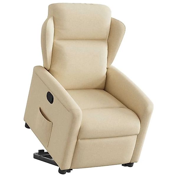 vidaXL Relaxsessel mit Aufstehhilfe Creme Stoff 3303142 günstig online kaufen