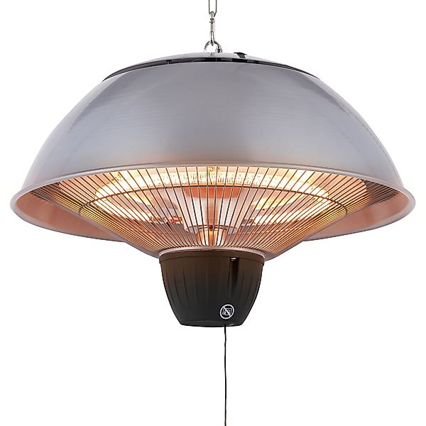 Arebos Heizstrahler Decken-Heizstrahler Infrarot 1500W, Zugschalter, günstig online kaufen