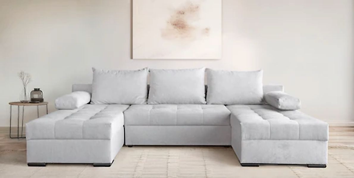 OTTO home Wohnlandschaft »U-Form Home System« 2 Ottomane,Bonnelfederkern, S günstig online kaufen