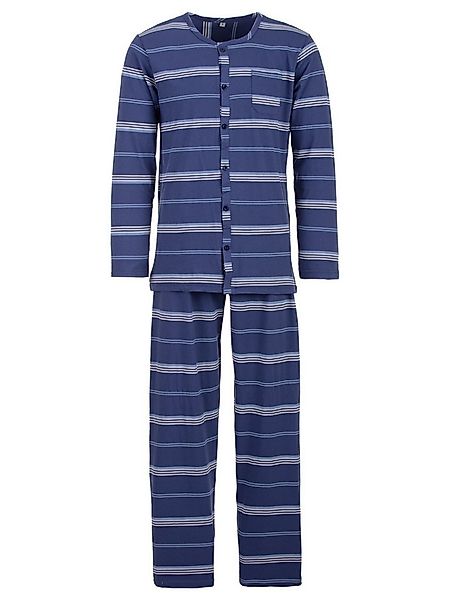Lucky Schlafanzug Pyjama Set Langarm - Streifen günstig online kaufen