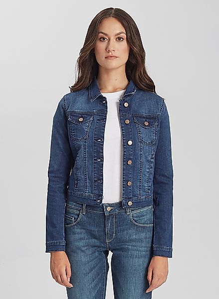 Jenna - Denim Jeans Jacke Regular Aus Bio Baumwolle günstig online kaufen