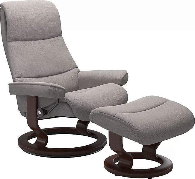 Stressless Relaxsessel "View", mit Classic Base, Größe M,Gestell Braun günstig online kaufen