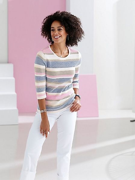 Sieh an! Strickpullover Pullover 3/4-Arm Jersey günstig online kaufen