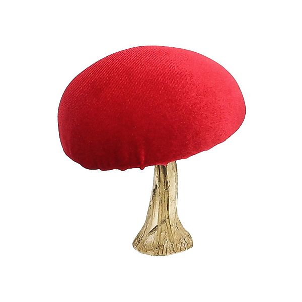 Dekoobjekt Velvet Toadstool 12cm, 11 x 12 cm günstig online kaufen