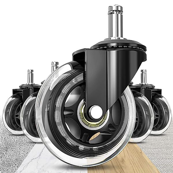 BlingBin Stuhlrolle 5pcs Bürostuhlrollen Hartbodenrollen Rollen günstig online kaufen