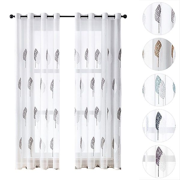 BYSURE Vorhang, Ösen (2 St), transparent, günstig online kaufen