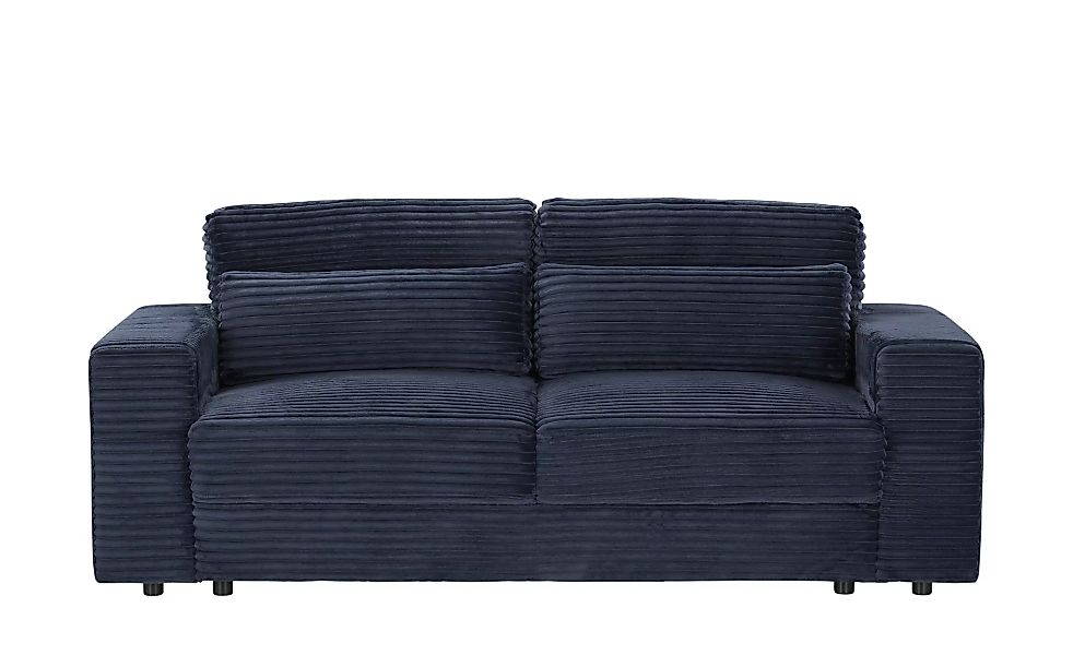 Big Sofa  Branna ¦ blau ¦ Maße (cm): B: 209 H: 89 T: 102 Polstermöbel > Sof günstig online kaufen