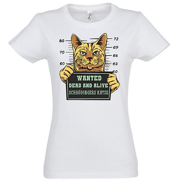 Youth Designz Print-Shirt Wanted Katze Damen T-Shirt mit modischem Frontpri günstig online kaufen