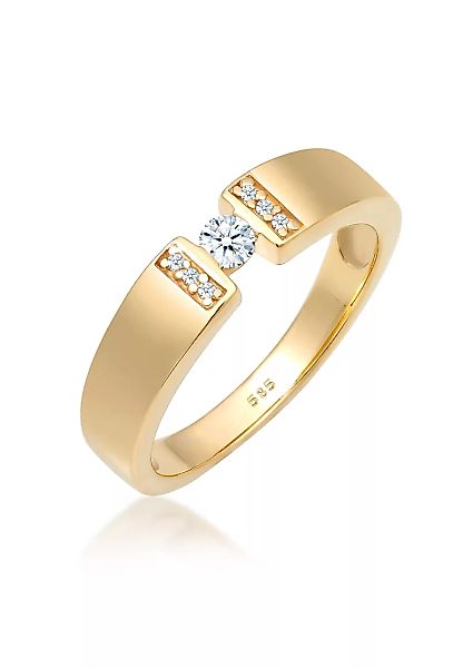 Elli DIAMONDS Verlobungsring "Verlobung Diamant 0.14 ct. 585 Gelbgold" günstig online kaufen