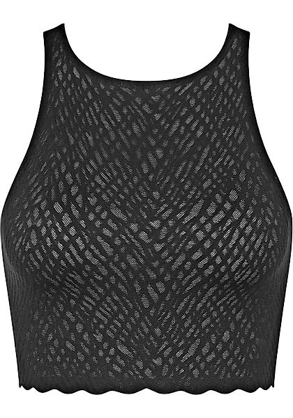 sloggi Crop-Top "ZERO Feel Bliss Crop Top", nahtlos mit Spitzenoptik günstig online kaufen