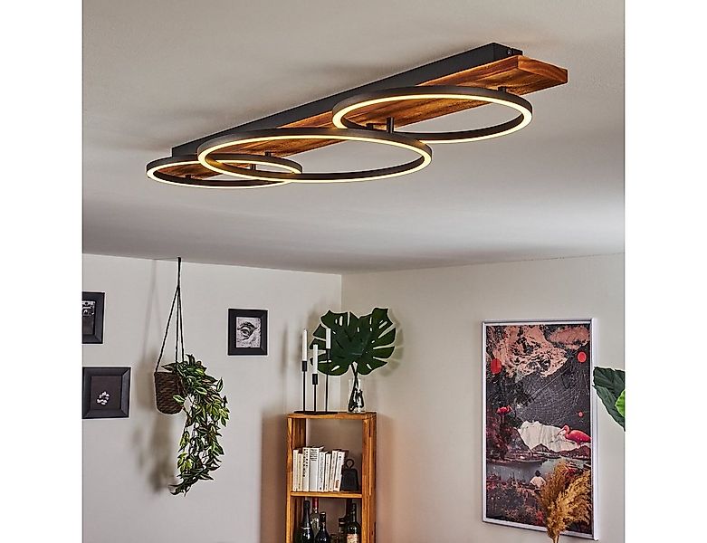 hofstein Deckenleuchte Flur Dielen Leuchten LED Decken Lampen Wohn Schlaf Z günstig online kaufen