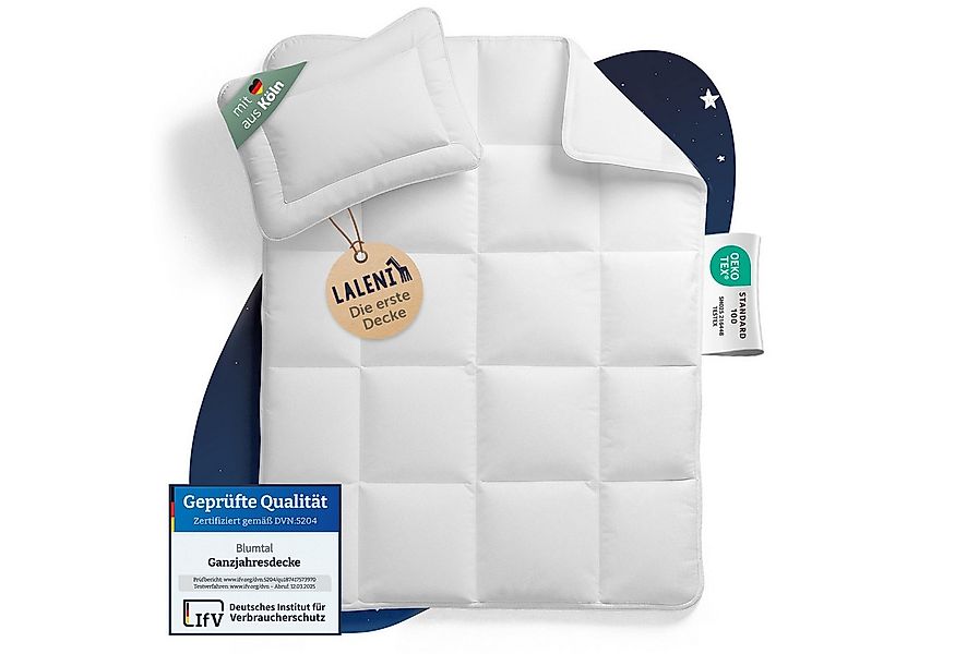 Laleni Babybettdecke Baby Bettdecke und Kissen Set - OEKO-TEX zertifiziert, günstig online kaufen