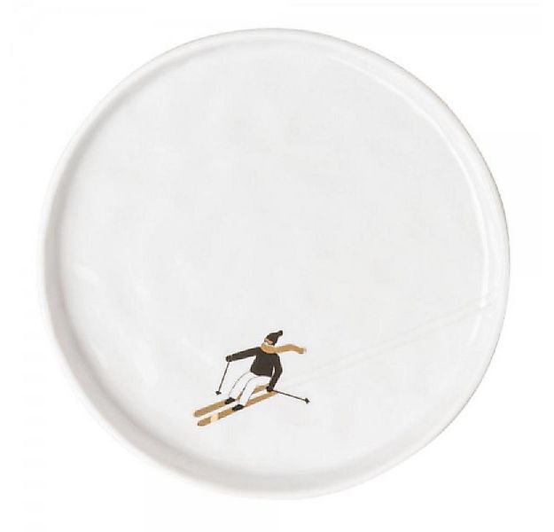 Räder Geschirr Design Teller Schneetag Skifahren (15cm) günstig online kaufen